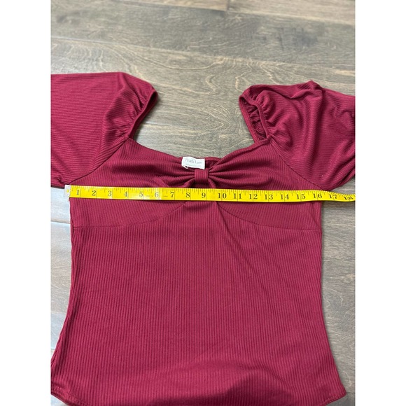 Boutique Maroon body suite - Picture 5 of 6